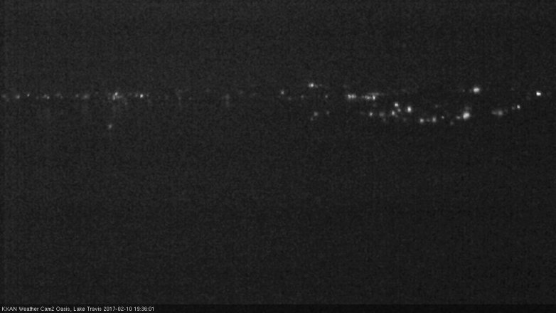Lake Travis webcam, February 10, 2017 6:45 PM CT