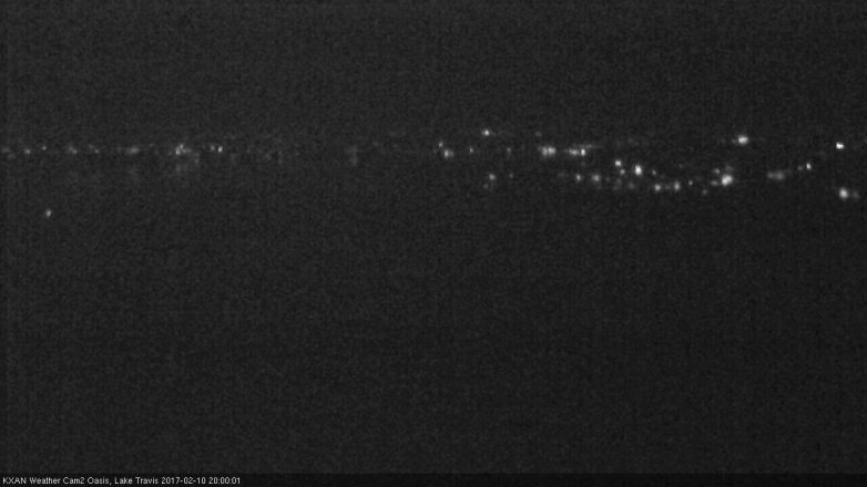 Lake Travis webcam, February 10, 2017 7:20 PM CT