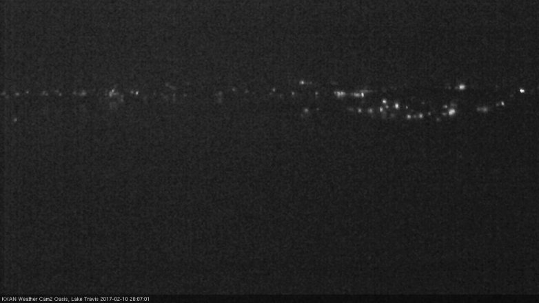 Lake Travis webcam, February 10, 2017 7:35 PM CT