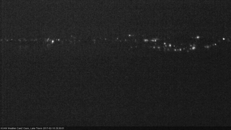 Lake Travis webcam, February 10, 2017 7:40 PM CT