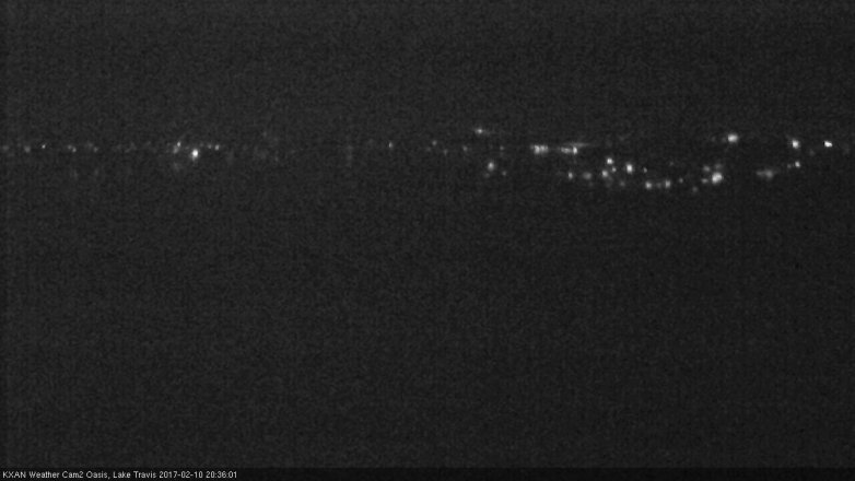 Lake Travis webcam, February 10, 2017 7:55 PM CT