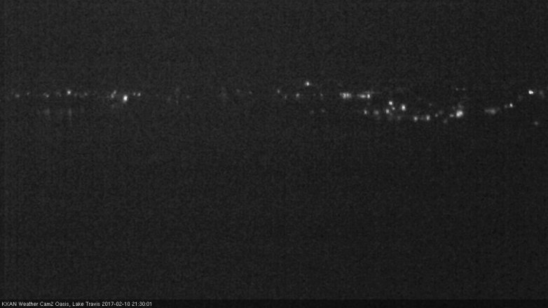 Lake Travis webcam, February 10, 2017 8:55 PM CT