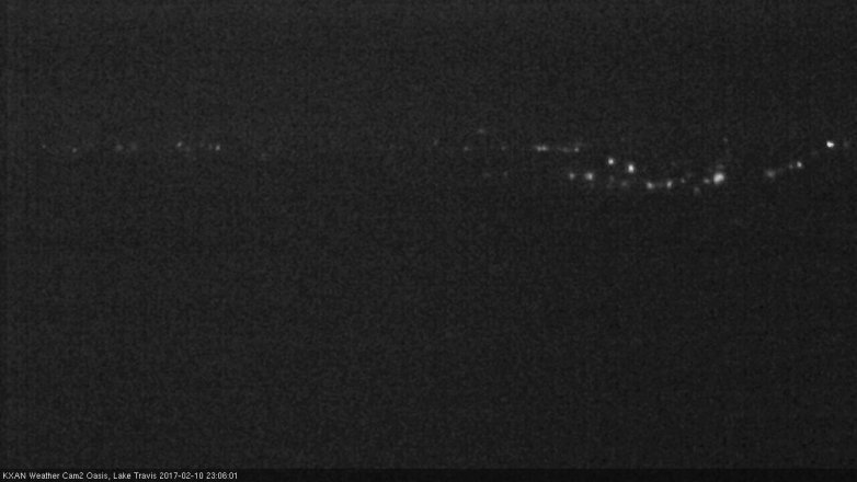 Lake Travis webcam, February 10, 2017 10:10 PM CT