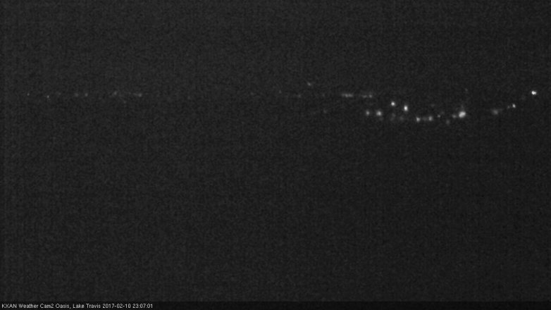 Lake Travis webcam, February 10, 2017 10:20 PM CT