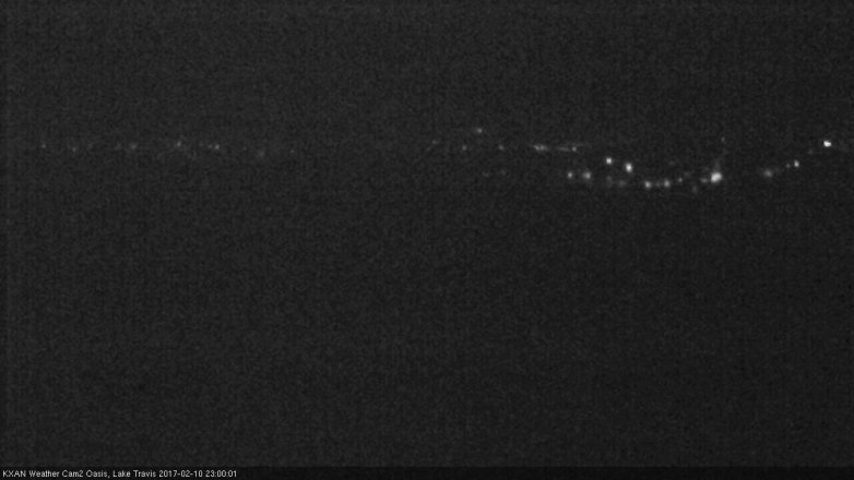 Lake Travis webcam, February 10, 2017 10:25 PM CT