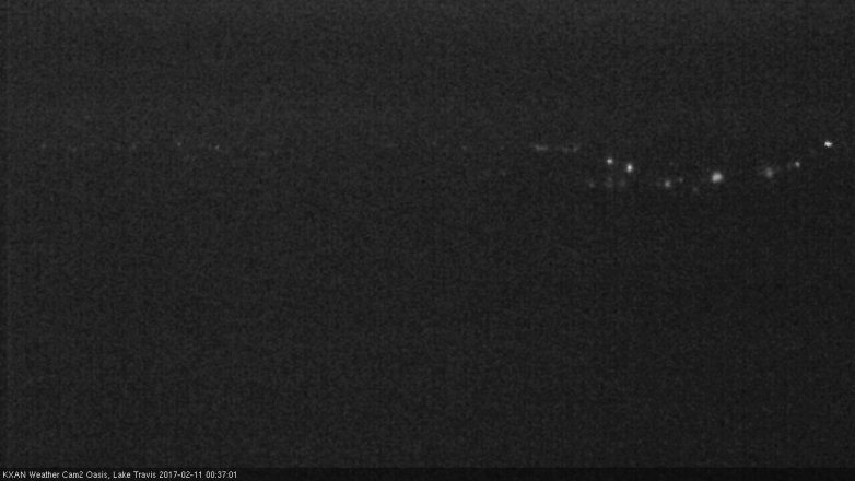 Lake Travis webcam, February 10, 2017 11:50 PM CT