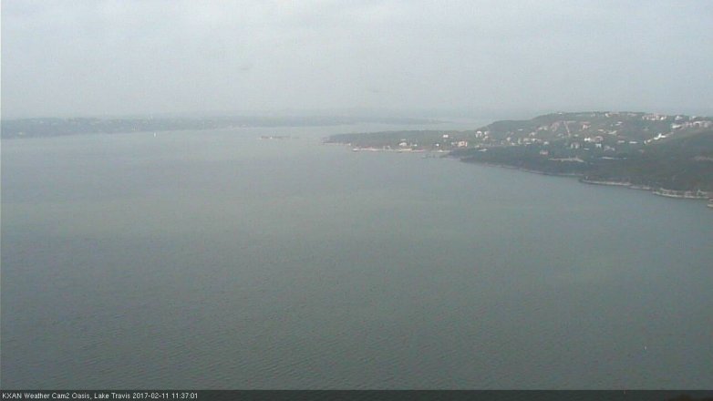 Lake Travis webcam, February 11, 2017 11:05 AM CT