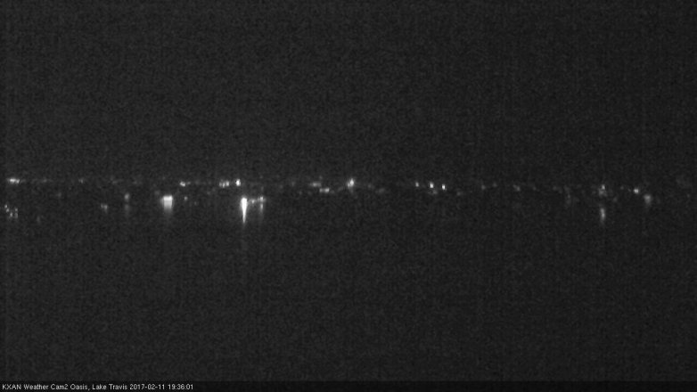 Lake Travis webcam, February 11, 2017 6:40 PM CT