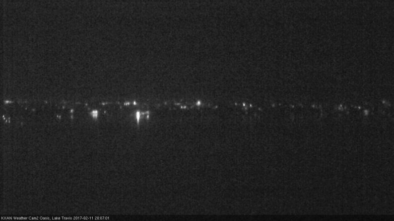Lake Travis webcam, February 11, 2017 7:35 PM CT