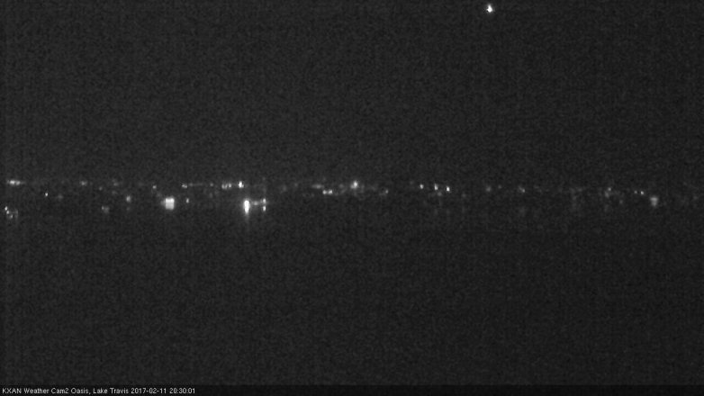 Lake Travis webcam, February 11, 2017 7:40 PM CT
