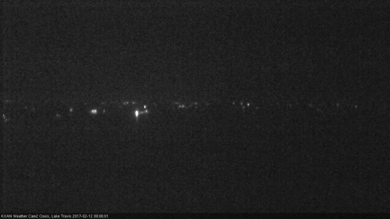 Lake Travis webcam, February 11, 2017 11:15 PM CT