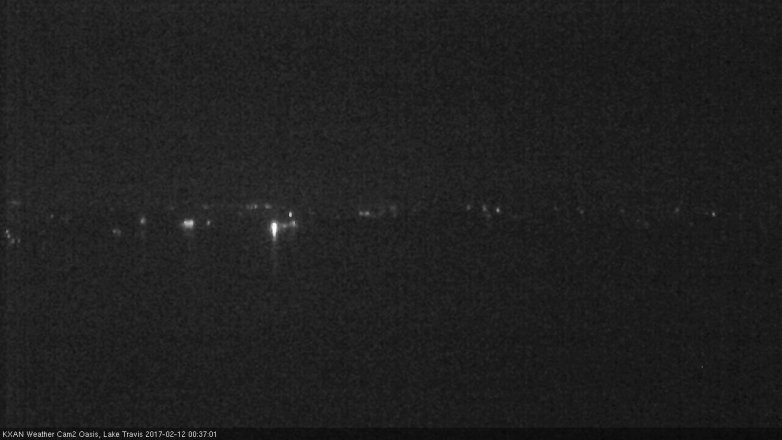 Lake Travis webcam, February 11, 2017 11:55 PM CT