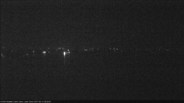 Lake Travis webcam, February 11, 2017 12:00 AM CT