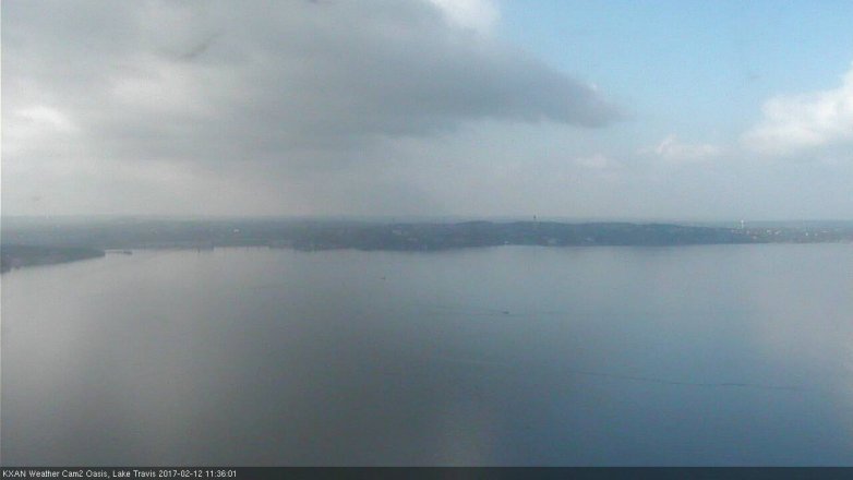 Lake Travis webcam, February 12, 2017 10:40 AM CT