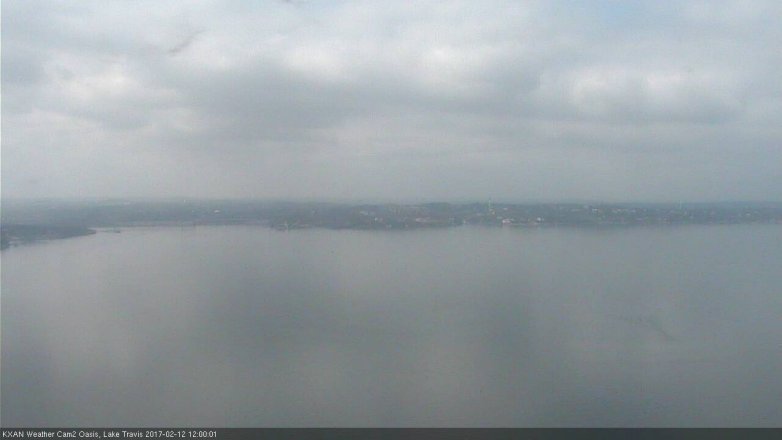 Lake Travis webcam, February 12, 2017 11:15 AM CT