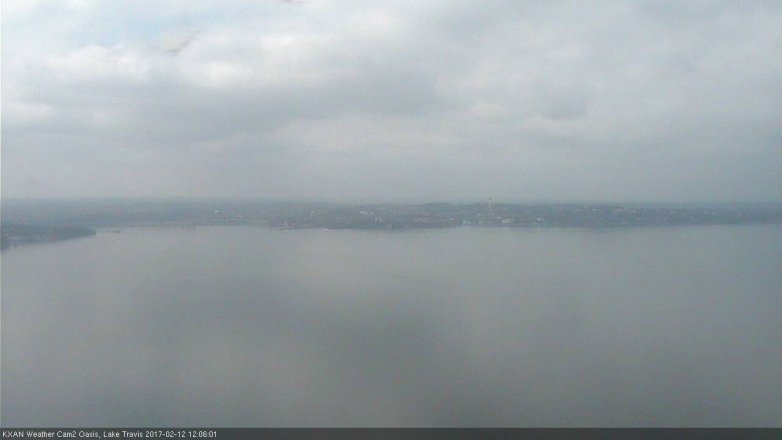 Lake Travis webcam, February 12, 2017 11:20 AM CT