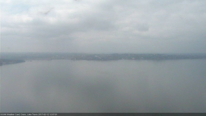 Lake Travis webcam, February 12, 2017 11:25 AM CT