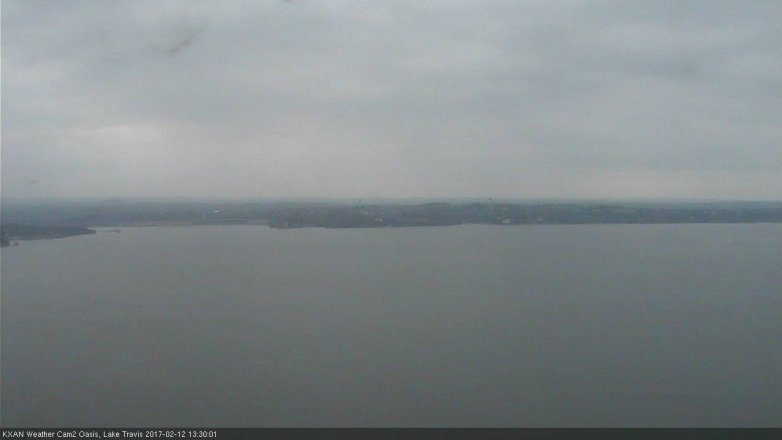 Lake Travis webcam, February 12, 2017 12:50 PM CT