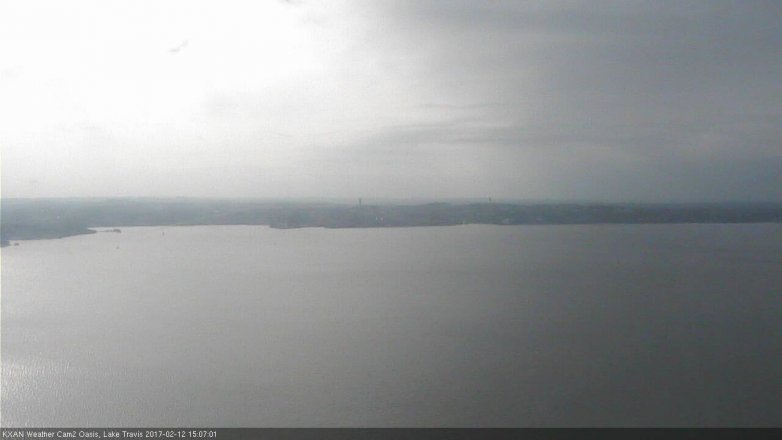 Lake Travis webcam, February 12, 2017 2:10 PM CT