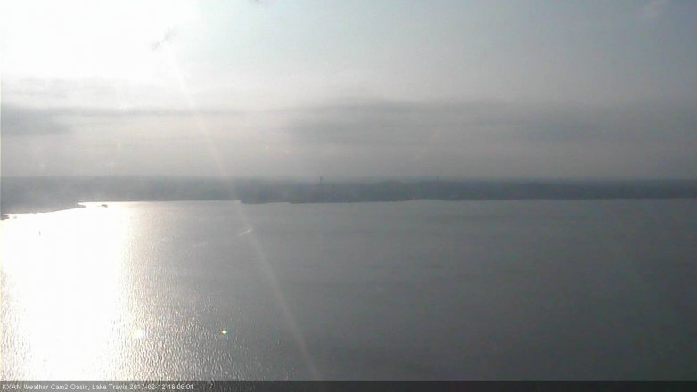 Lake Travis webcam, February 12, 2017 3:35 PM CT