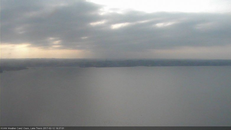 Lake Travis webcam, February 12, 2017 3:50 PM CT