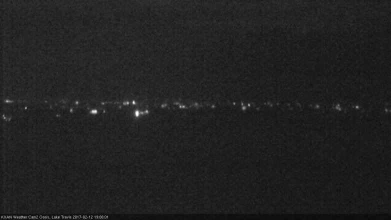 Lake Travis webcam, February 12, 2017 6:15 PM CT