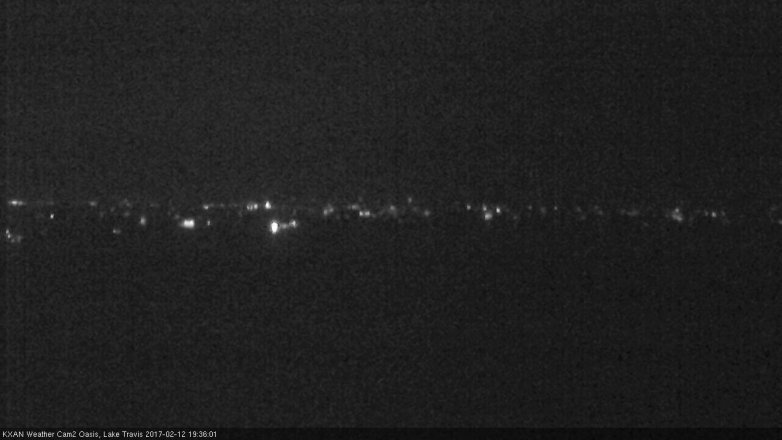 Lake Travis webcam, February 12, 2017 6:40 PM CT