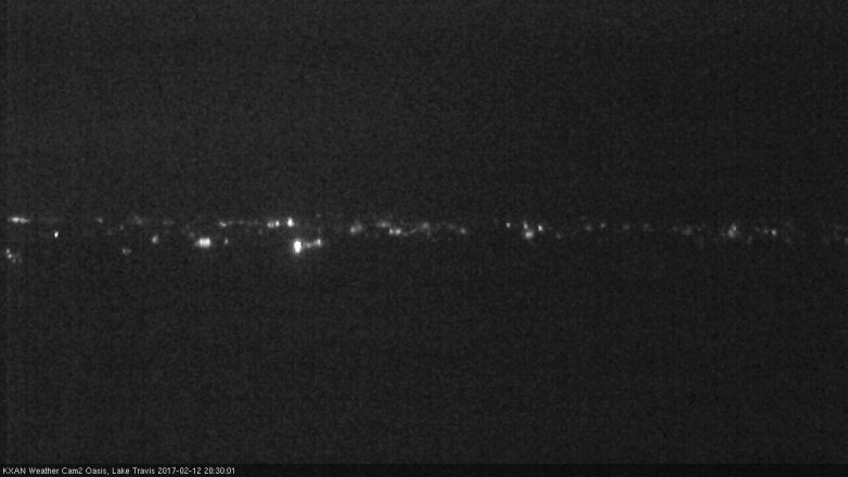 Lake Travis webcam, February 12, 2017 7:35 PM CT