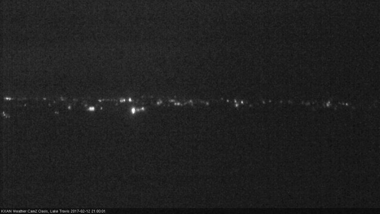 Lake Travis webcam, February 12, 2017 8:30 PM CT