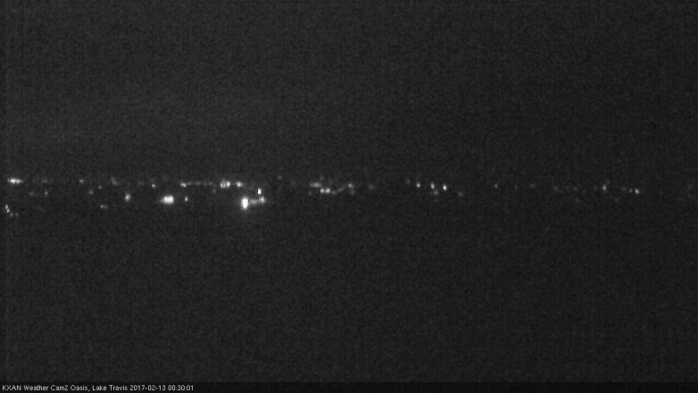 Lake Travis webcam, February 12, 2017 12:00 AM CT