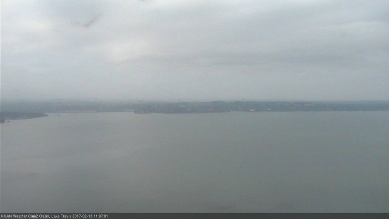Lake Travis webcam, February 13, 2017 10:35 AM CT