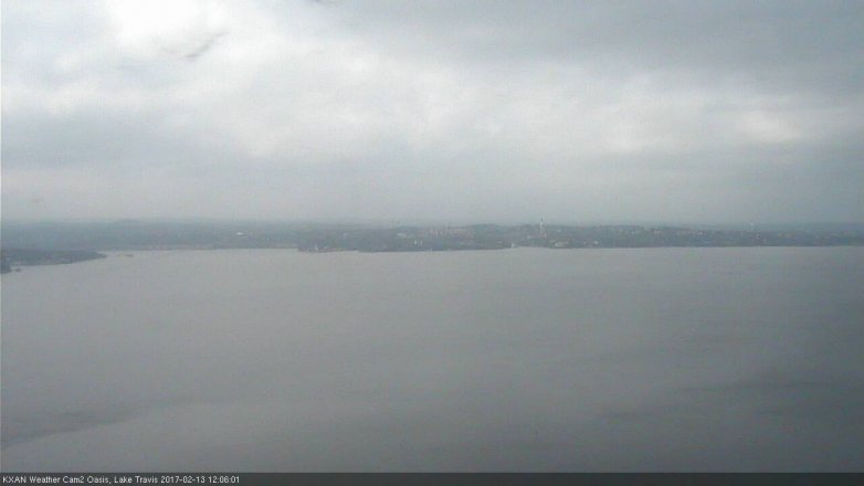 Lake Travis webcam, February 13, 2017 11:10 AM CT