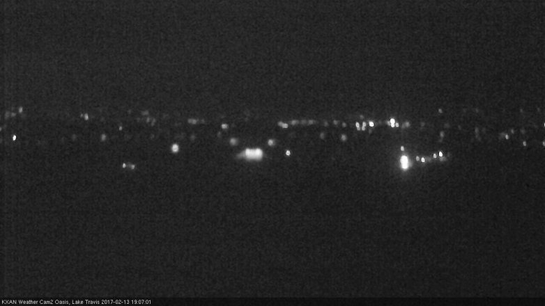 Lake Travis webcam, February 13, 2017 6:10 PM CT