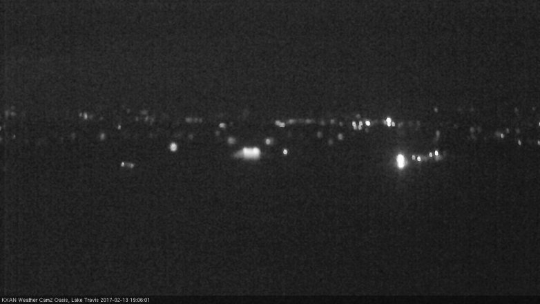 Lake Travis webcam, February 13, 2017 6:30 PM CT