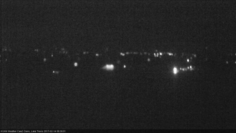 Lake Travis webcam, February 13, 2017 12:00 AM CT