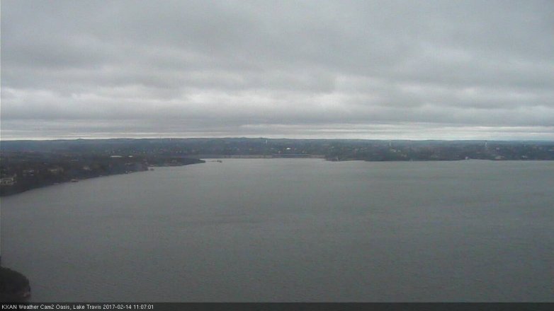 Lake Travis webcam, February 14, 2017 10:15 AM CT