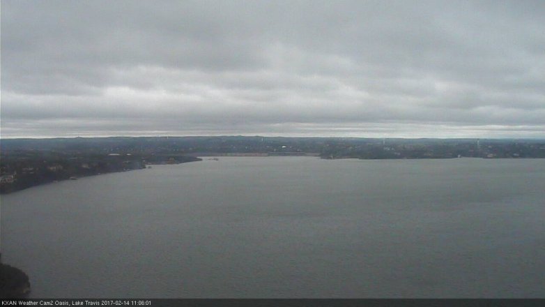 Lake Travis webcam, February 14, 2017 10:20 AM CT