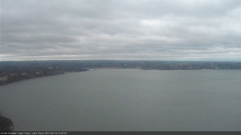 Lake Travis webcam, February 14, 2017 11:20 AM CT