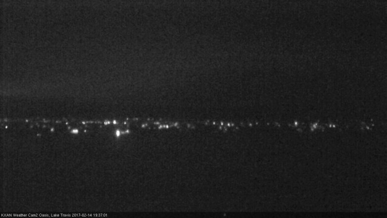 Lake Travis webcam, February 14, 2017 6:40 PM CT