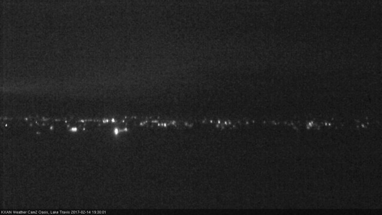 Lake Travis webcam, February 14, 2017 6:50 PM CT