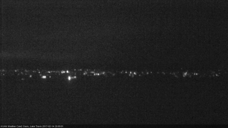 Lake Travis webcam, February 14, 2017 7:10 PM CT