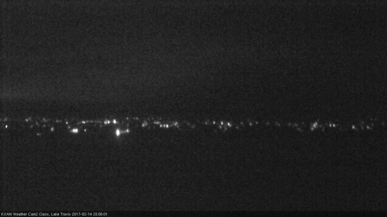 Lake Travis webcam, February 14, 2017 7:15 PM CT
