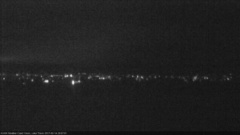 Lake Travis webcam, February 14, 2017 7:20 PM CT