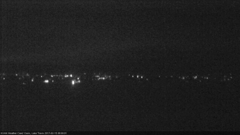 Lake Travis webcam, February 14, 2017 11:20 PM CT