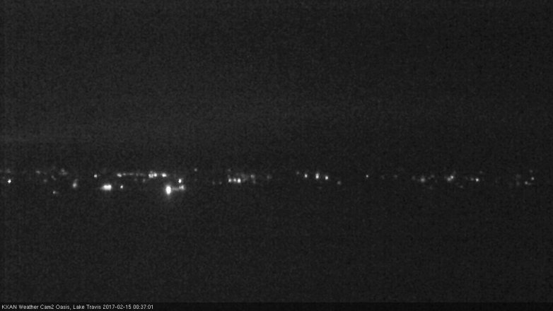Lake Travis webcam, February 14, 2017 12:00 AM CT