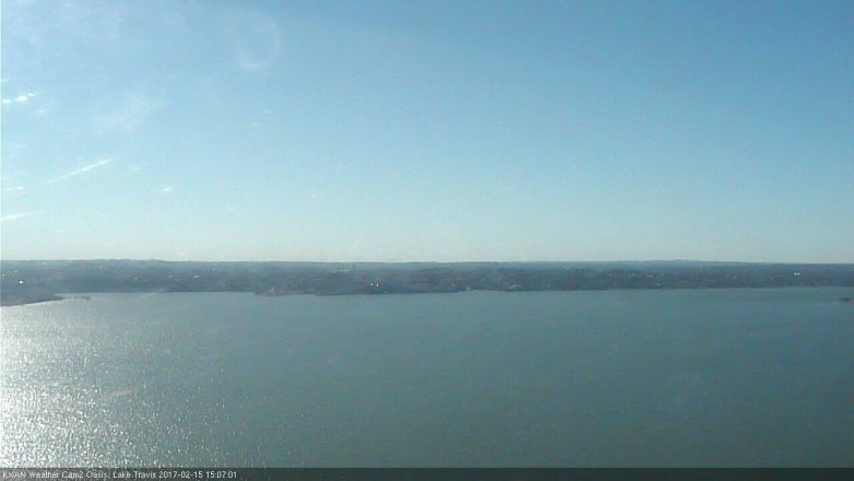 Lake Travis webcam, February 15, 2017 2:10 PM CT