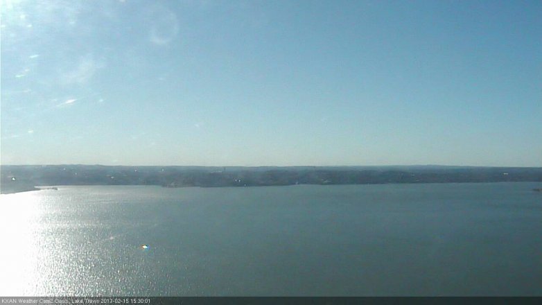 Lake Travis webcam, February 15, 2017 2:35 PM CT