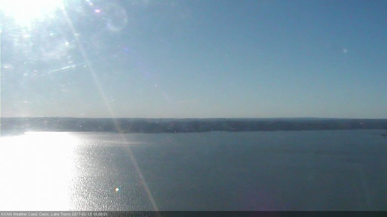Lake Travis webcam, February 15, 2017 3:15 PM CT