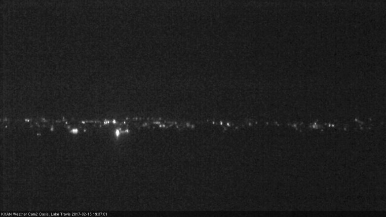 Lake Travis webcam, February 15, 2017 6:40 PM CT