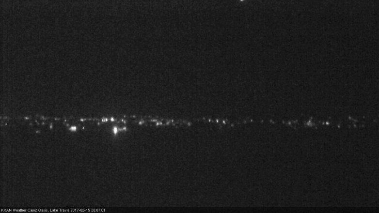 Lake Travis webcam, February 15, 2017 7:35 PM CT